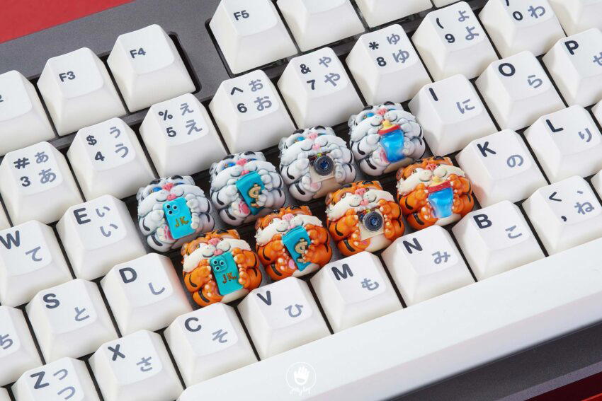 tiger cubs artisan keycaps wtm 005