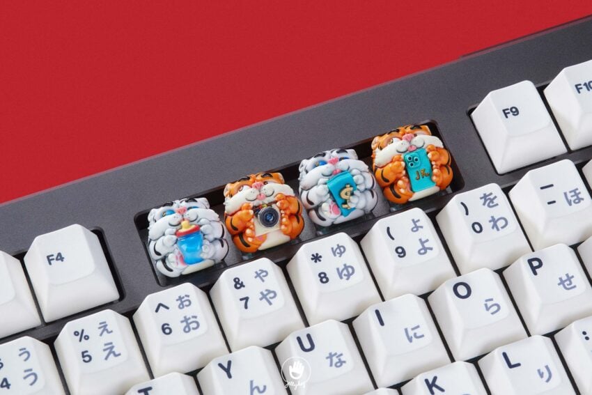 tiger cubs artisan keycaps wtm 008