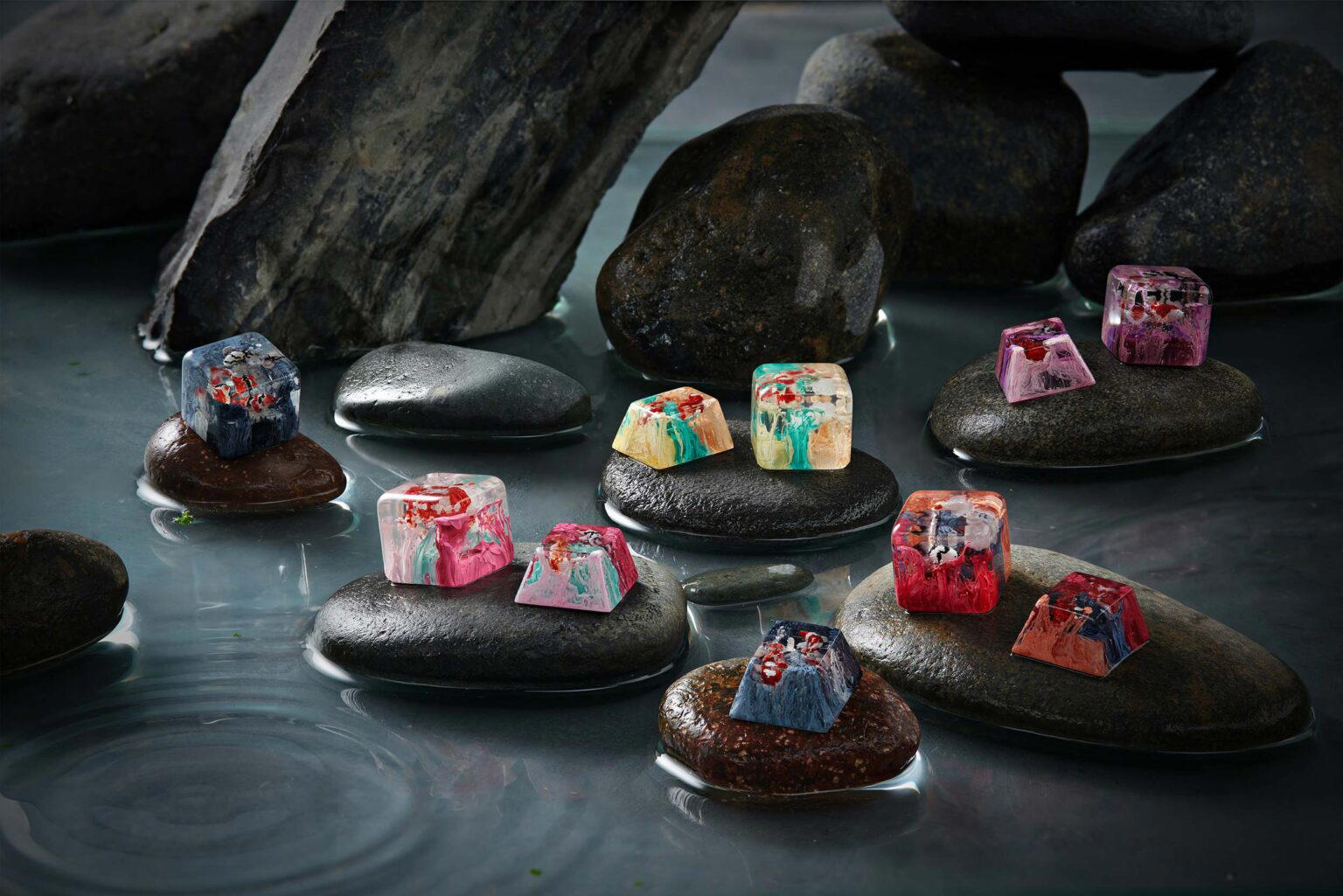 zend pond sa cherry oem keycaps 020