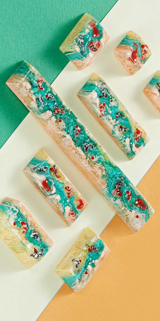 zend pond sa cherry oem keycaps 028