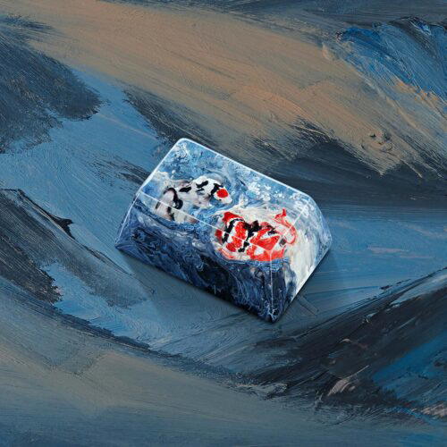 zend pond sa cherry oem keycaps 068