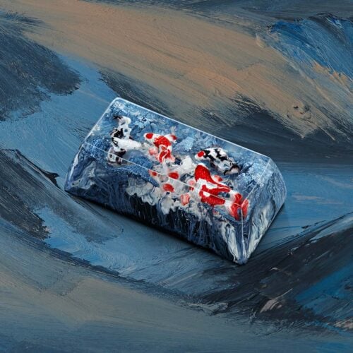 zend pond sa cherry oem keycaps 074