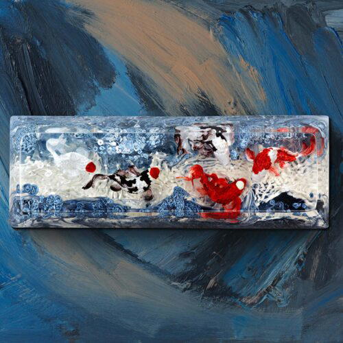 zend pond sa cherry oem keycaps 081