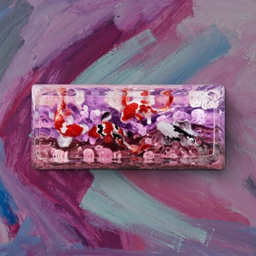 zend pond sa cherry oem keycaps 106