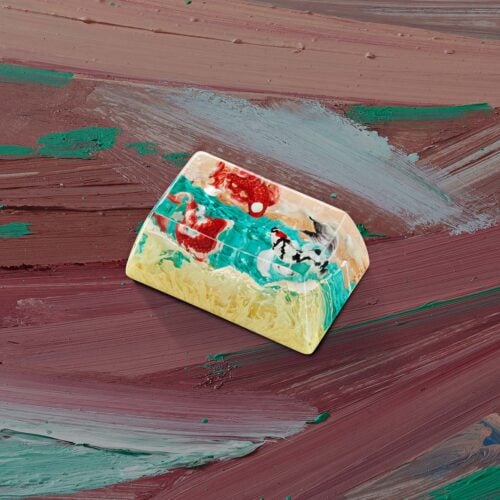 zend pond sa cherry oem keycaps 124