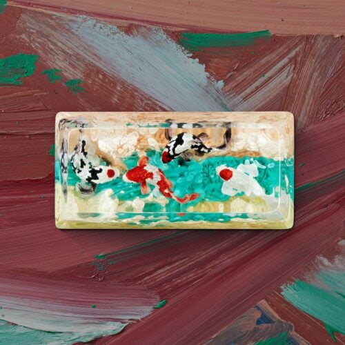 zend pond sa cherry oem keycaps 131