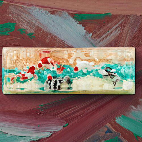 zend pond sa cherry oem keycaps 137