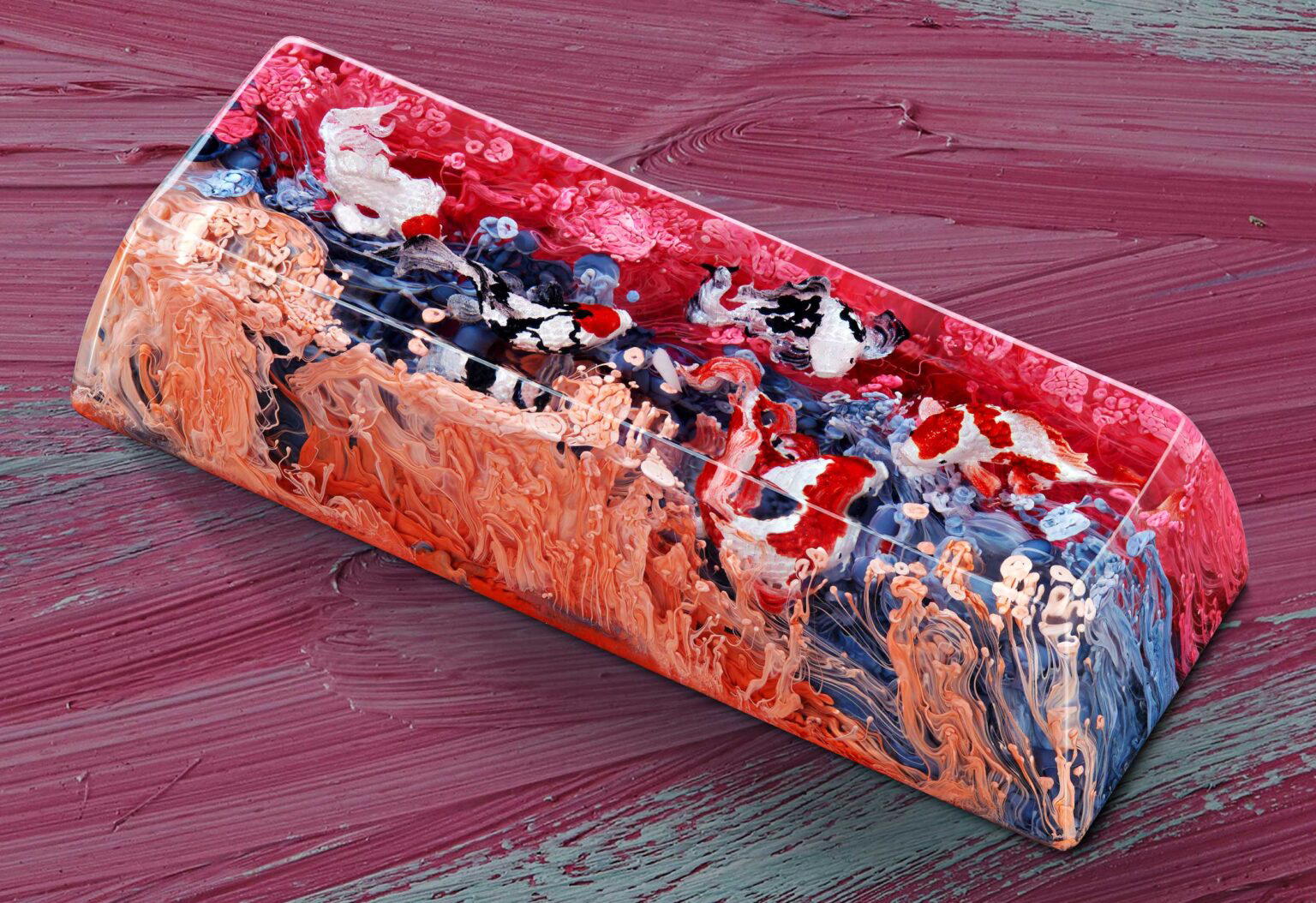 zend pond sa cherry oem keycaps 164