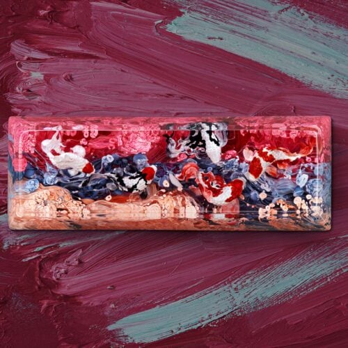 zend pond sa cherry oem keycaps 165