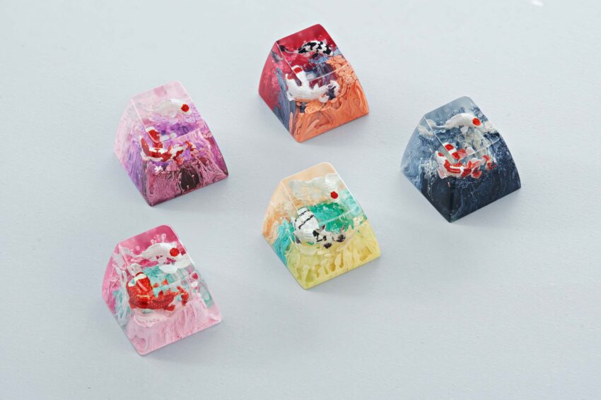 zend pond sa cherry oem keycaps 170