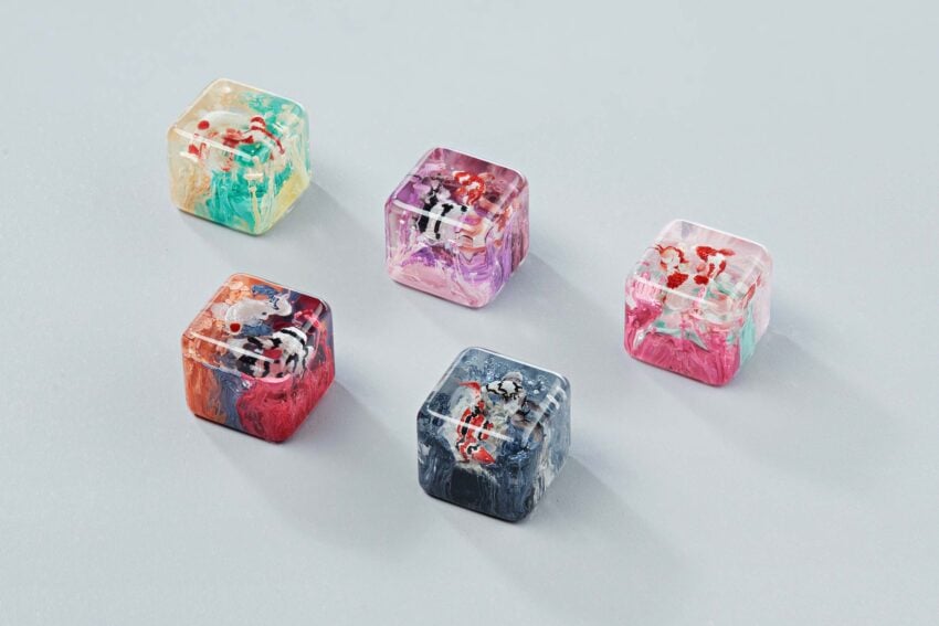 zend pond sa cherry oem keycaps 171