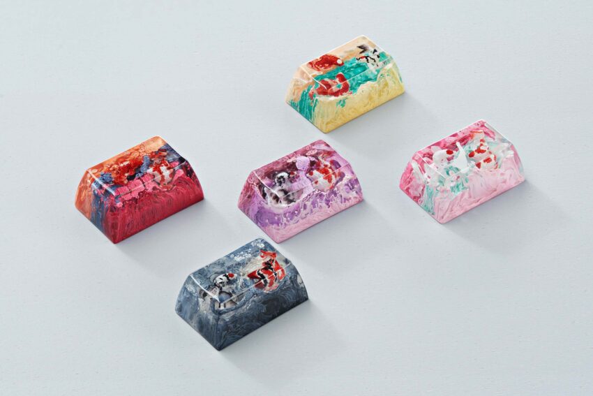 zend pond sa cherry oem keycaps 173