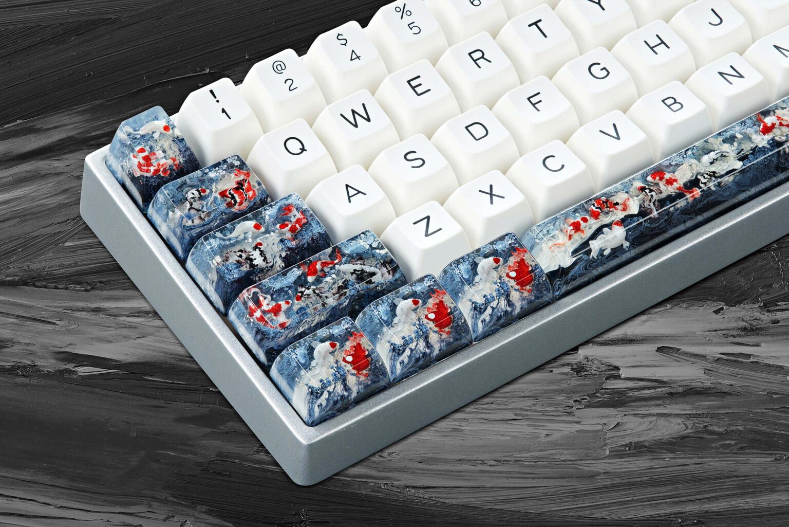 Zen Pond IV - God’s creation artisan keycaps - Jelly Key