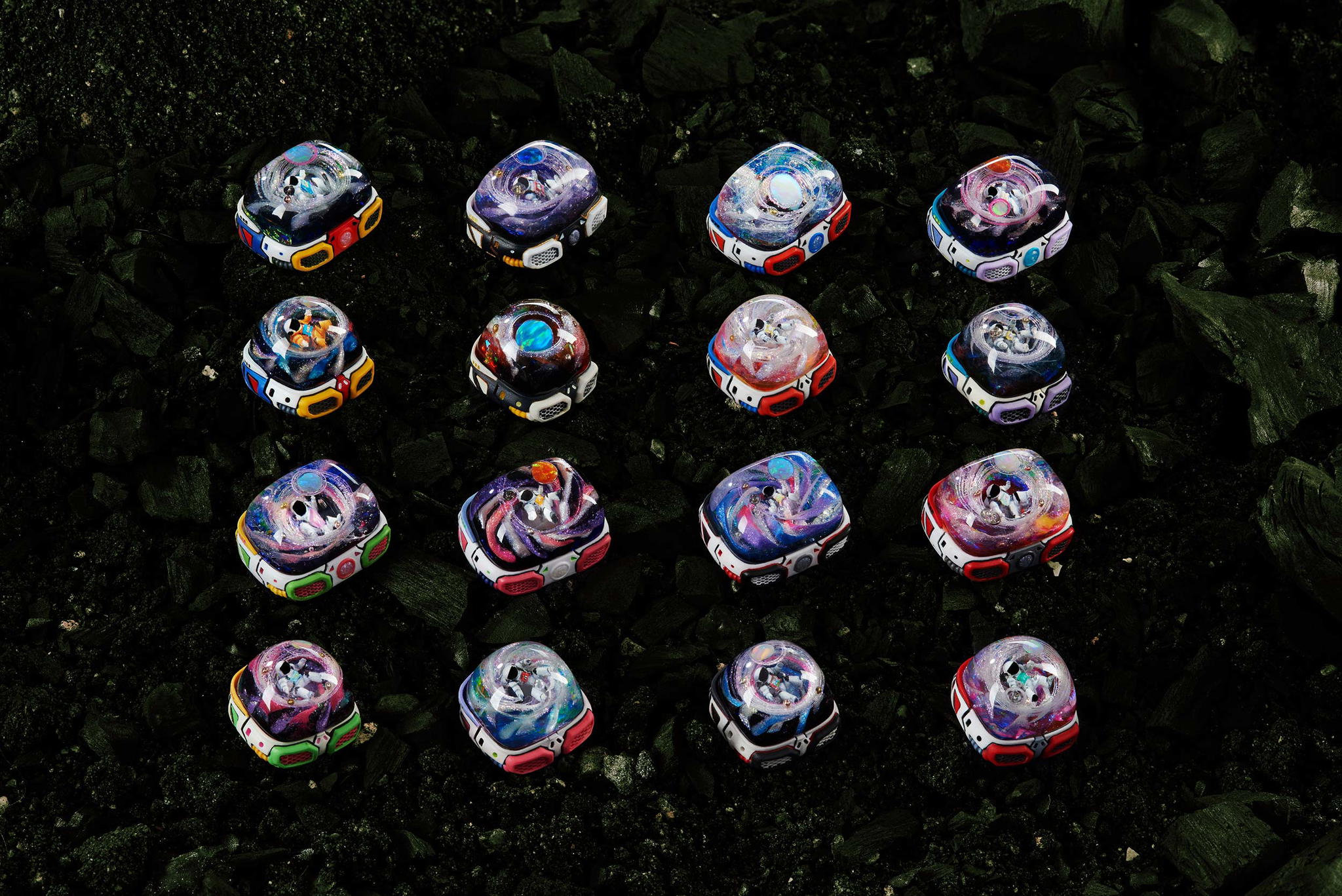 cosmos astronaut odyssey custom keycaps 15