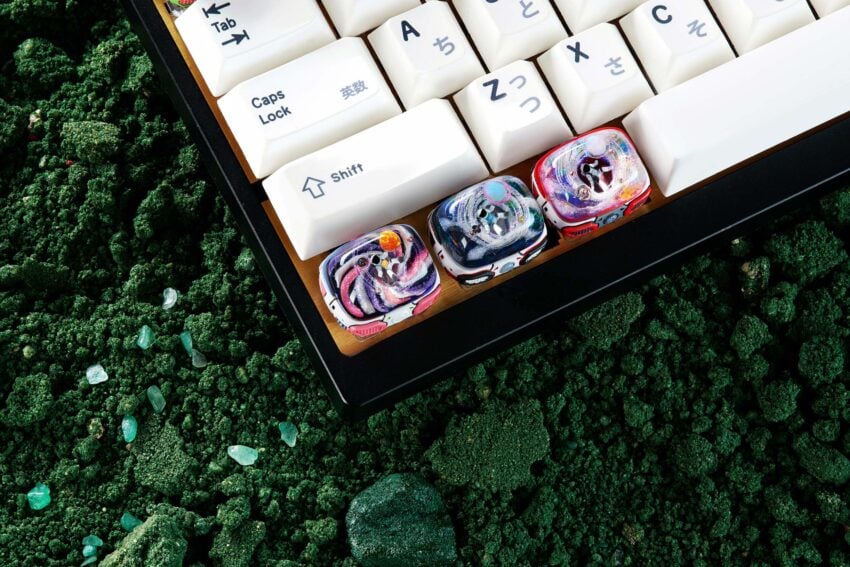 cosmos astronaut odyssey custom keycaps 25