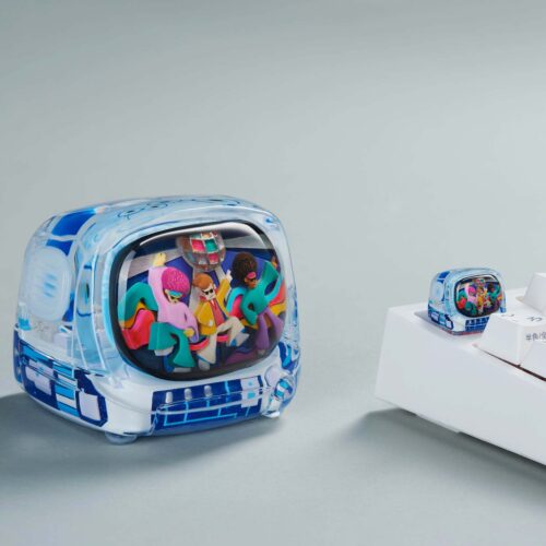 retrotv series disco hustle custom keycaps 051