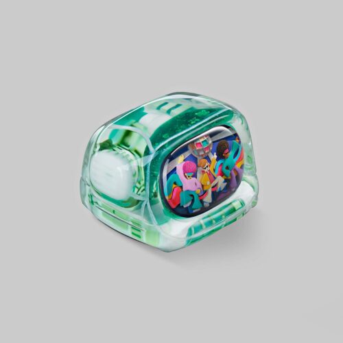 retrotv series disco hustle custom keycaps 074