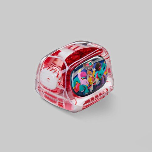 retrotv series disco hustle custom keycaps 084