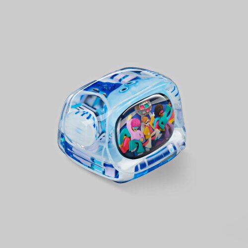 retrotv series disco hustle custom keycaps 089