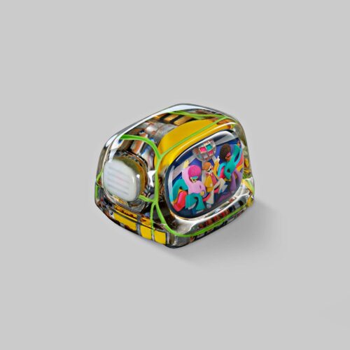 retrotv series disco hustle custom keycaps 129
