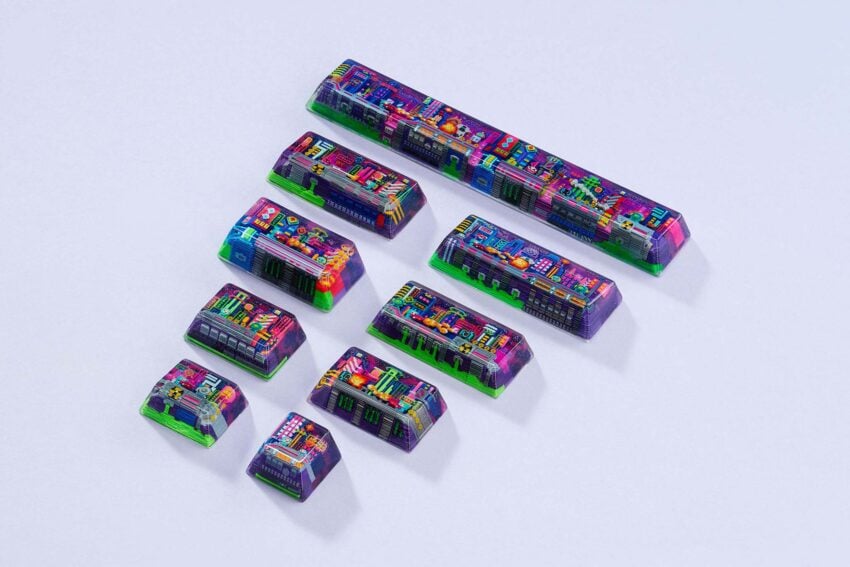 8bits series custom keycaps 216