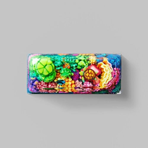 coral oases custom keycaps 0985