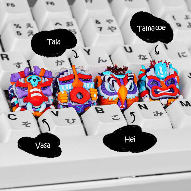 untouched civilization custom keycaps 180