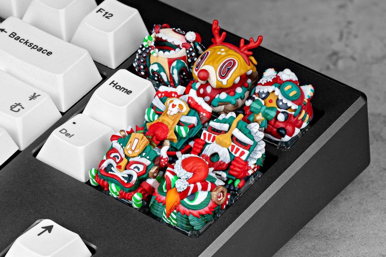 jelly key xmas custom keycap 005