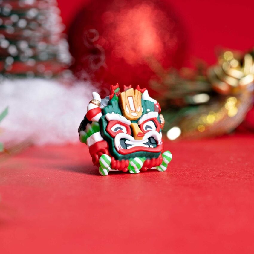 jelly key xmas custom keycap 012