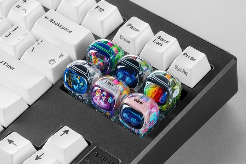 Retro TV series – Galaxy Thieves artisan keycaps - Jelly Key