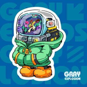 retro tv series – stand boy art toy