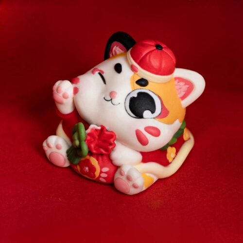 the year of the cat (rabbit) artisan keycaps