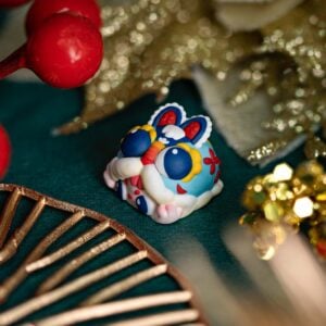 jelly key happy meow year custom keycaps 128