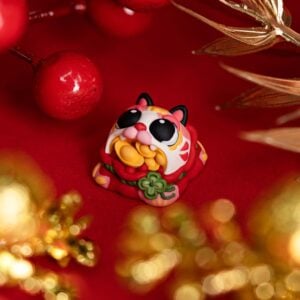 jelly key happy meow year custom keycaps 131