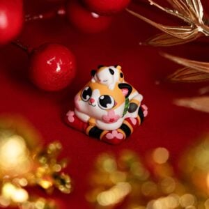 jelly key happy meow year custom keycaps 133