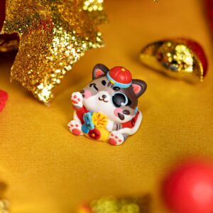 jelly key happy meow year custom keycaps 134