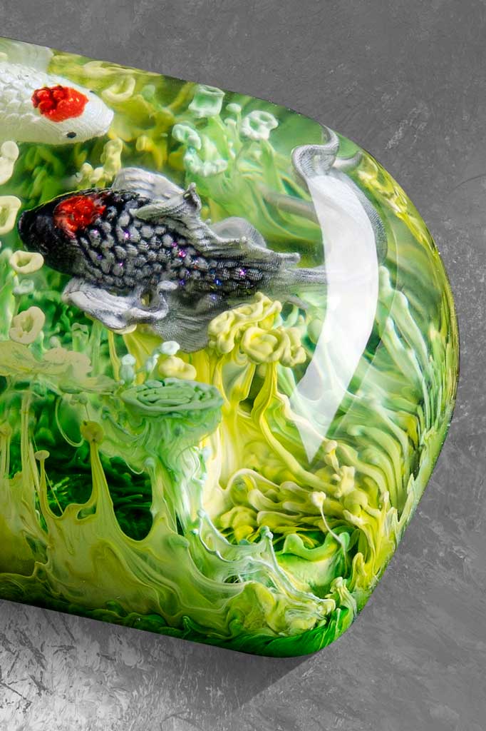 zen pond lost then found artisan keycaps