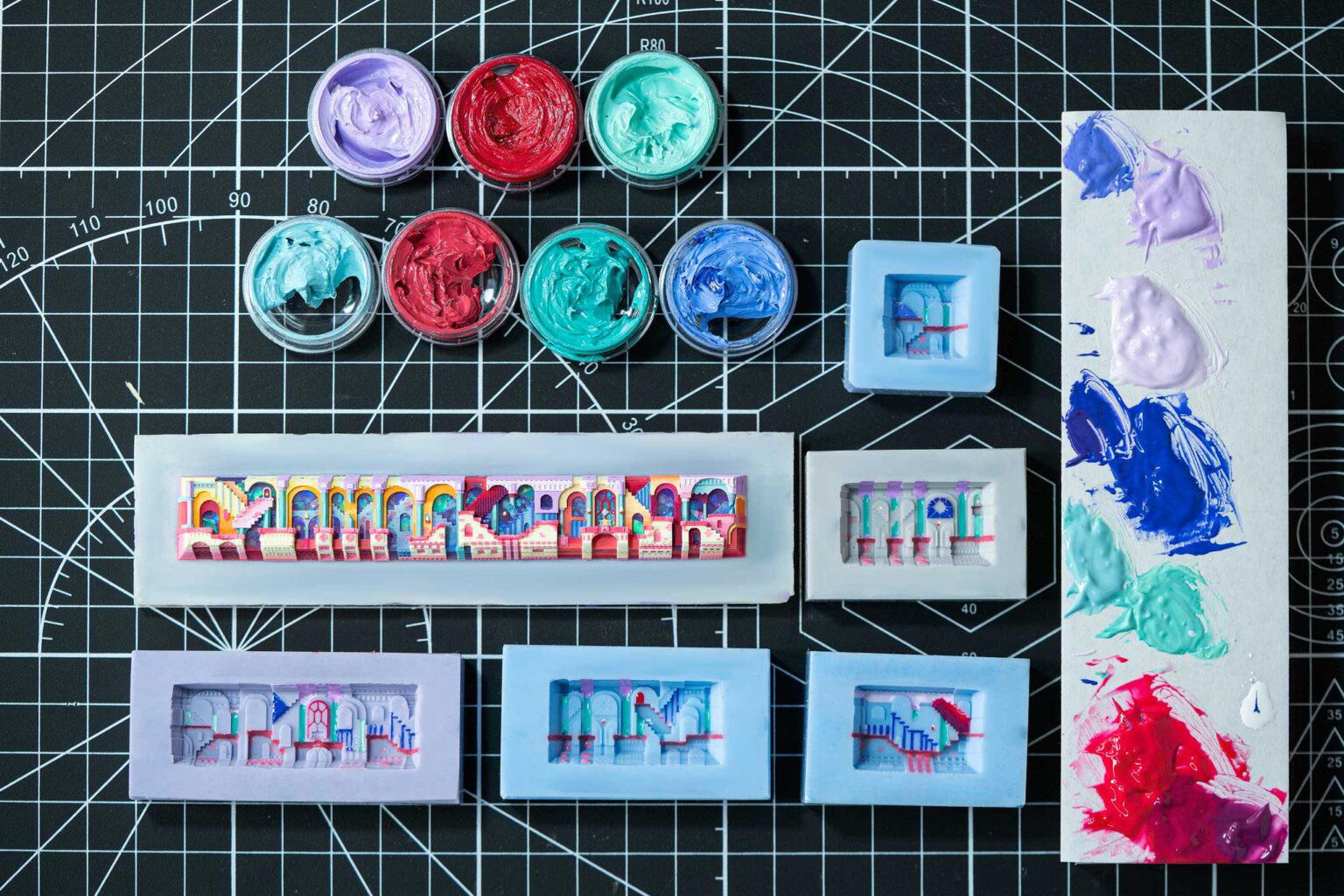 8 bit keycaps making