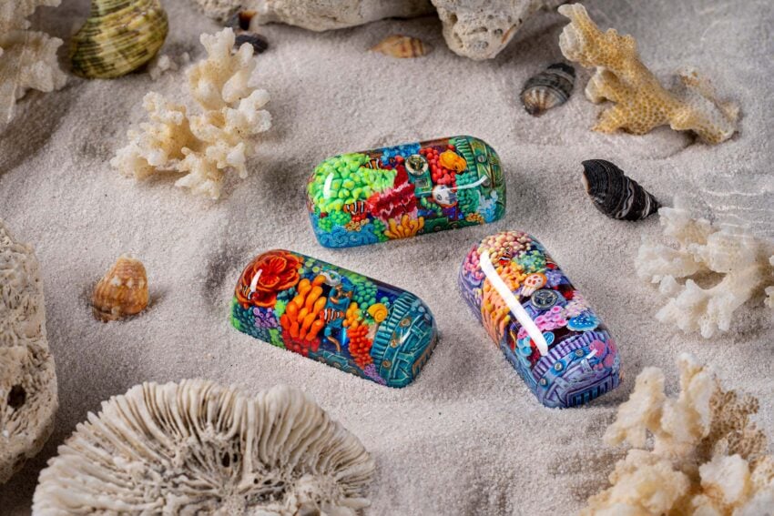 jelly key coral odyssey artisan keycaps 2088