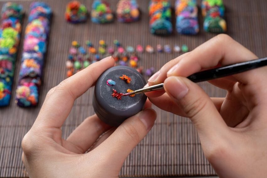 jelly key coral odyssey artisan keycaps 2111