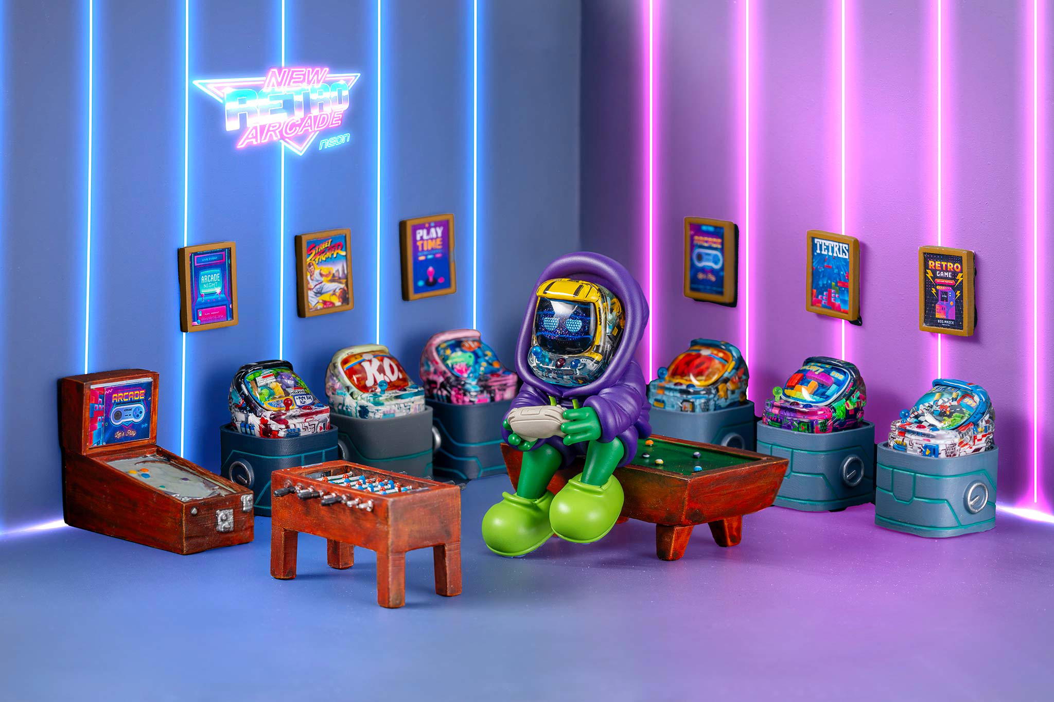 jelly key retrotv arcade cabinet custom keycaps 0099