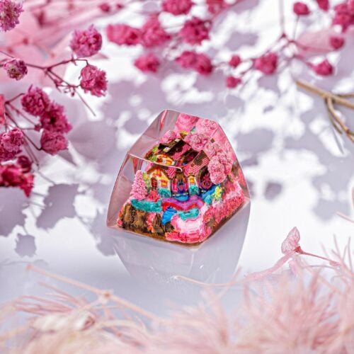 jelly key timber haven custom keycaps 234