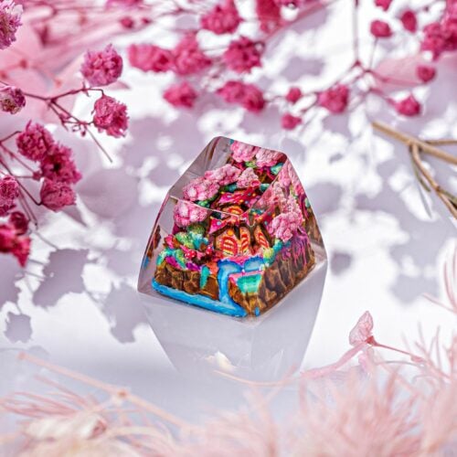 jelly key timber haven custom keycaps 235