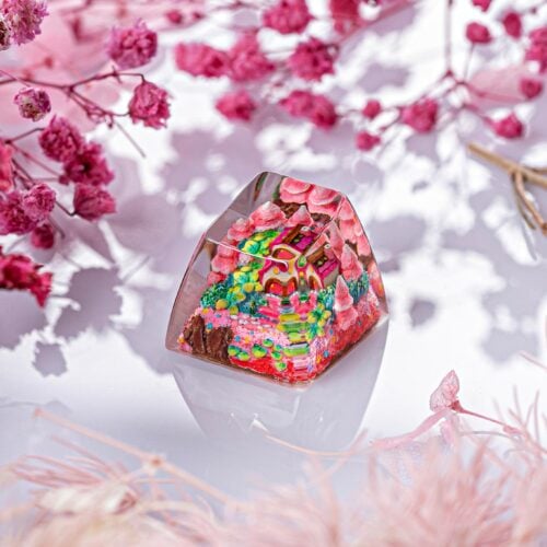 jelly key timber haven custom keycaps 237