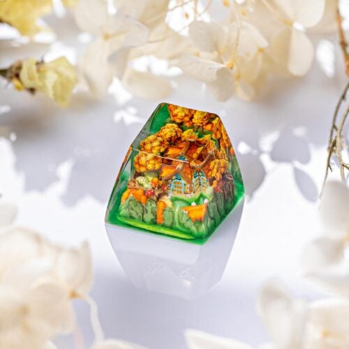 jelly key timber haven custom keycaps 244