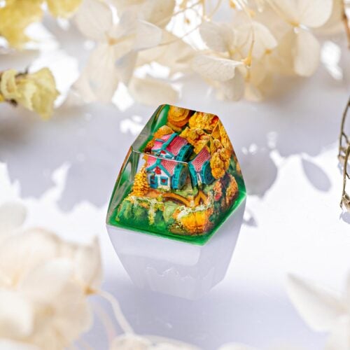 jelly key timber haven custom keycaps 245