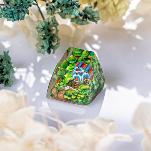 jelly key timber haven custom keycaps 246