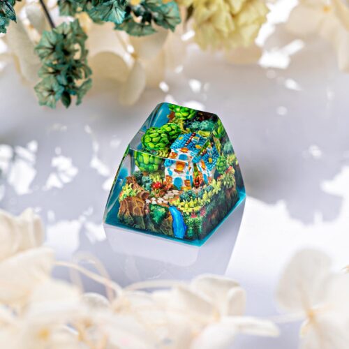 jelly key timber haven custom keycaps 247