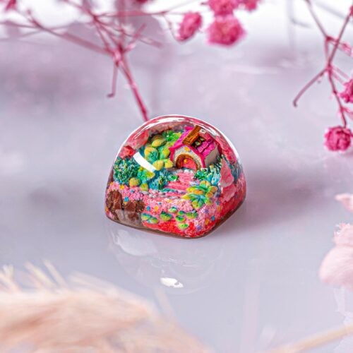 jelly key timber haven custom keycaps 268