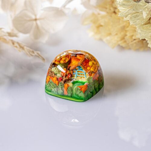 jelly key timber haven custom keycaps 270